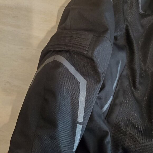 CORTECH Aero-Flo Motorcycle Jacket‎ Mens Medium Street Riding Padded Black - Picture 14 of 16